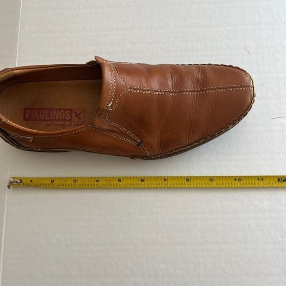 Pikolinos Mens Sz 40 San Telmo Calfskin Leather Loafer Slip On Brandy Shoes